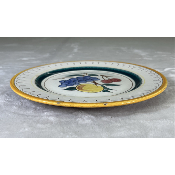 Vintage Stangl Pottery Dinner Plate 10" Fruit Pattern Pottery Benefits Charity - Picture 4 of 6